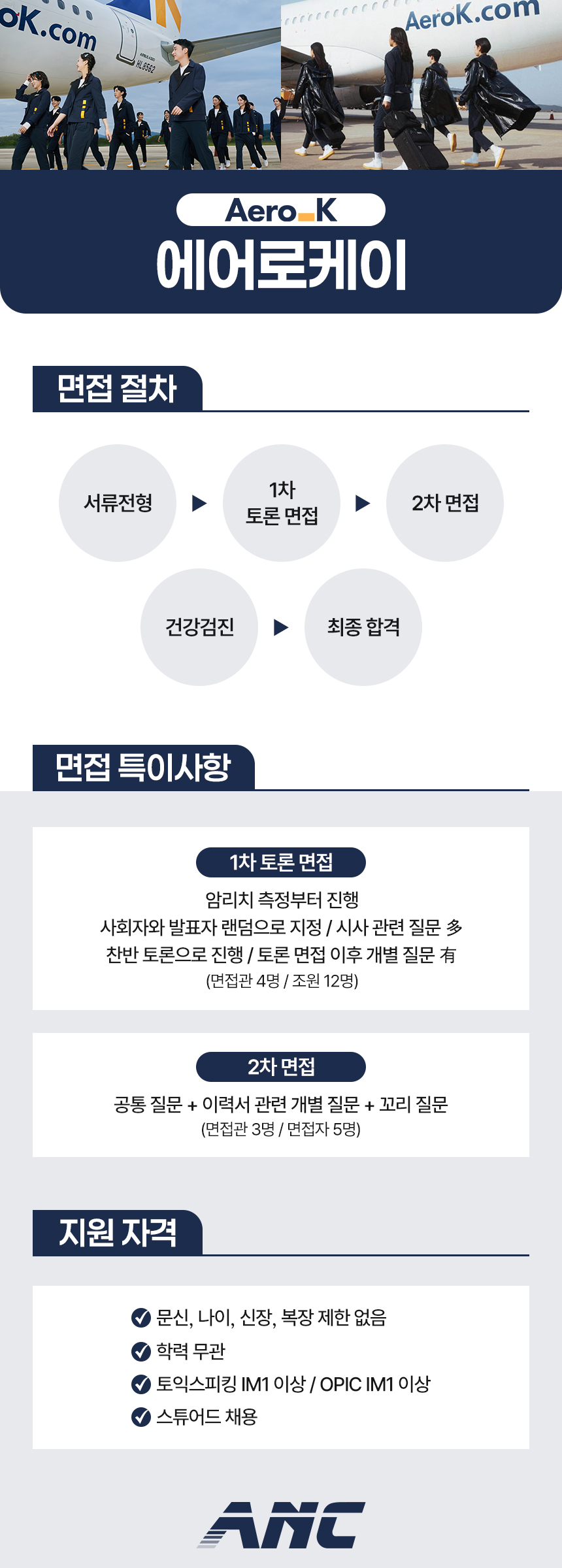 에어로케이 전형 안내
